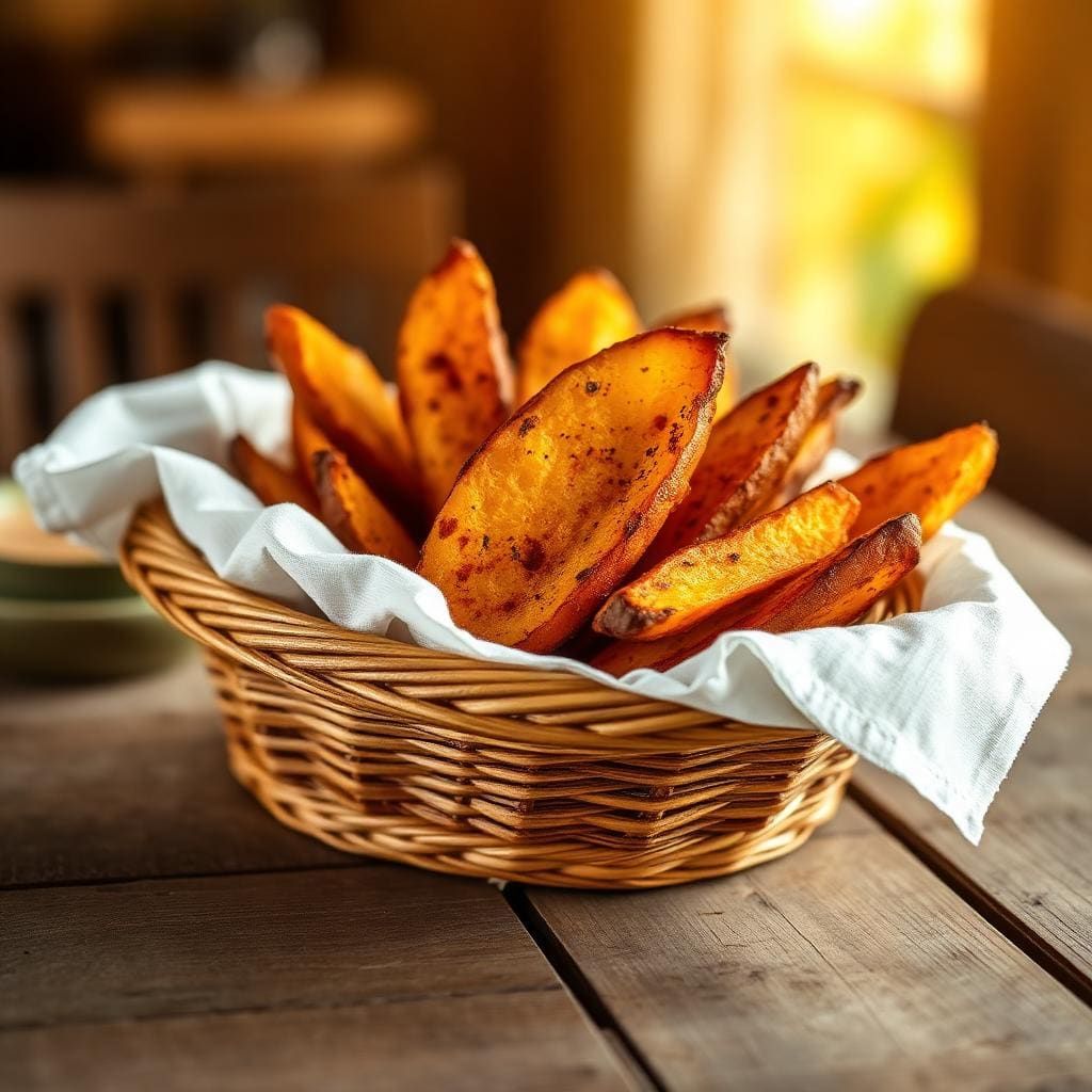 Batata-doce na airfryer